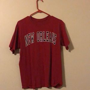 Red New Orleans T-shirt